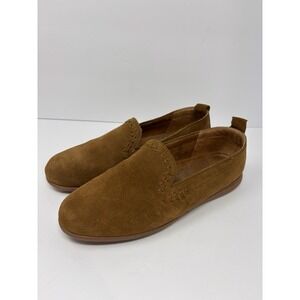 MINNETONKA WOMEN'S SHAY SUEDE SLIP-ON SHOES - ROUND TOE Size 10